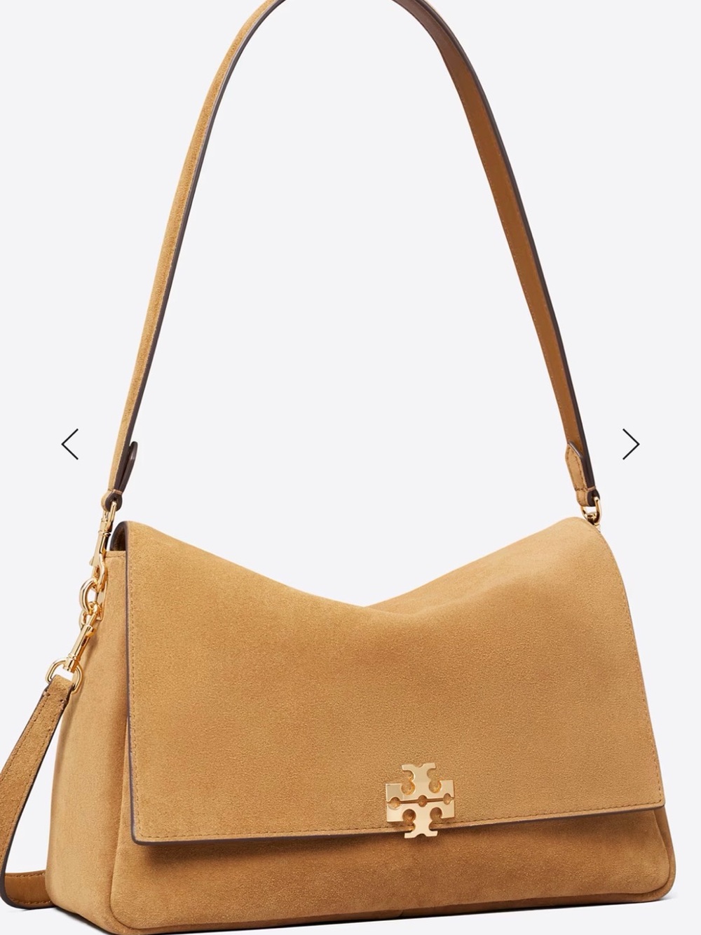 Tory Burch Charlie Suede Shoulder Bag - Picture 8 of 8